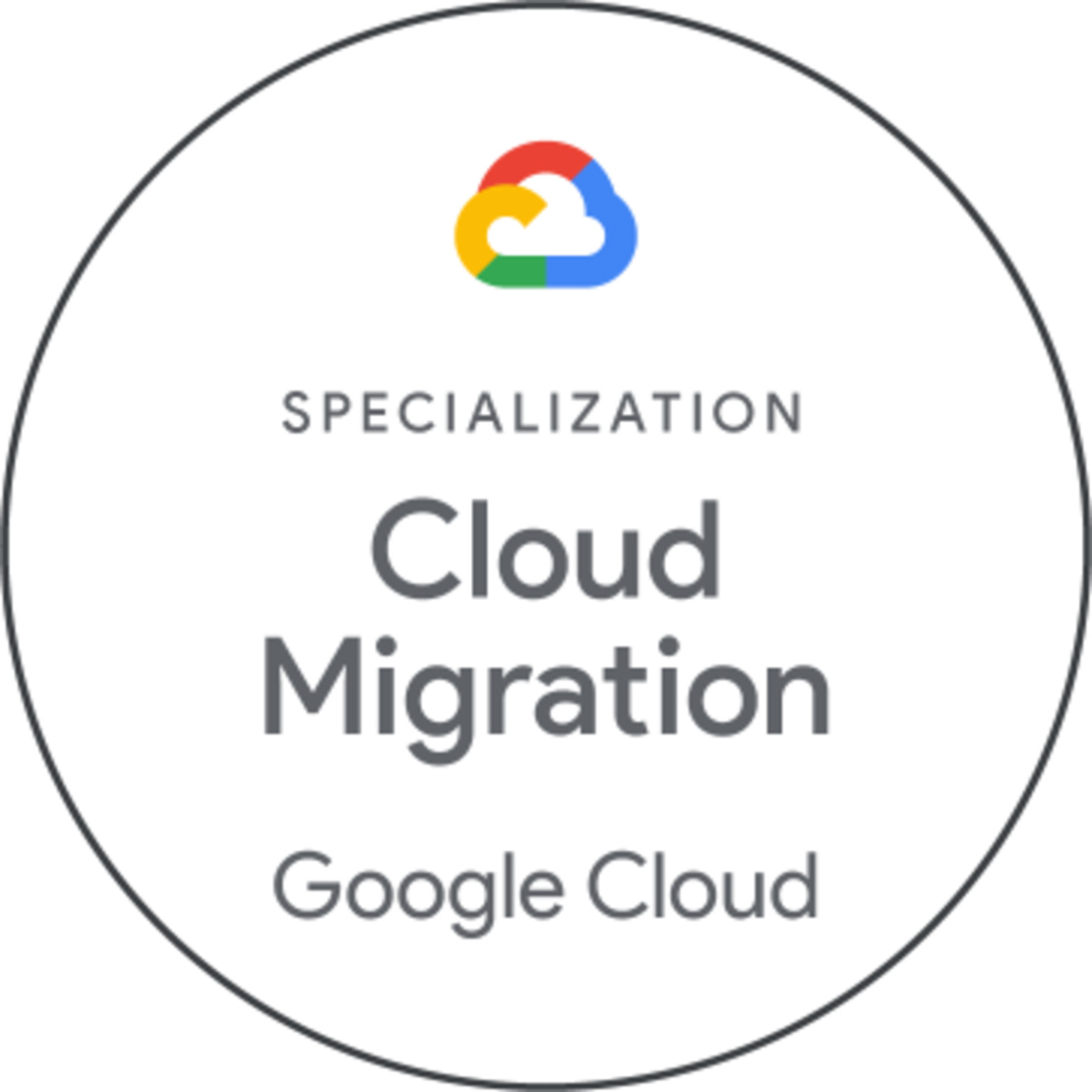 google cloud migration outline logo