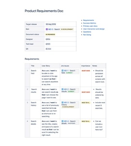 Product requirements - mit Confluence Cloud die Produktanforderungen definieren